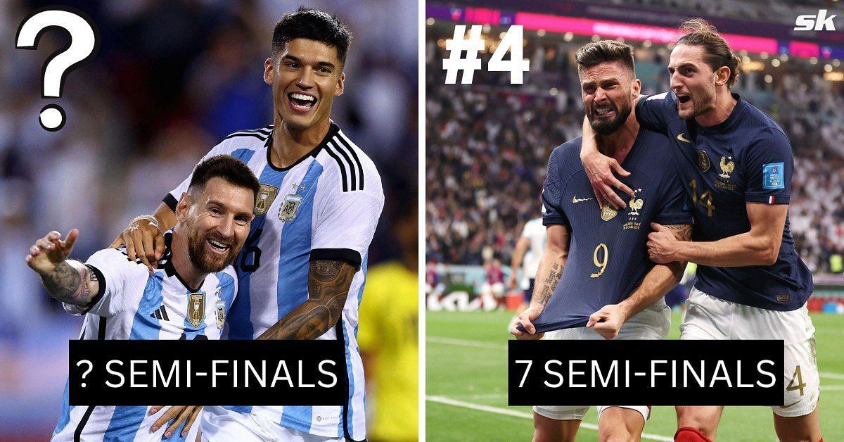 In picture: Argentina (left) | France (right)