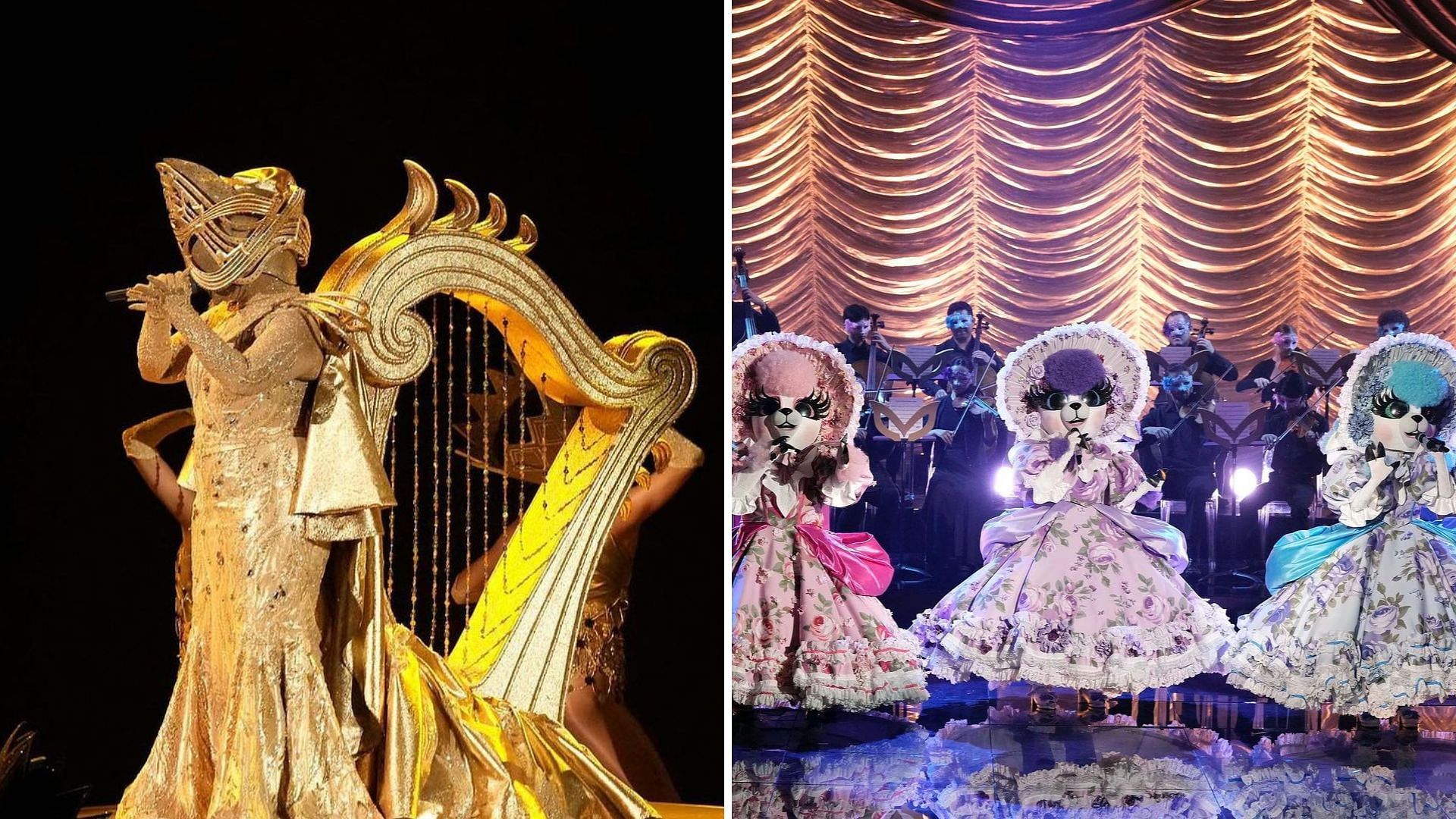 The Harp and The Lambs from The Masked Singer (Image via Instagram/@maskedsingerfox)