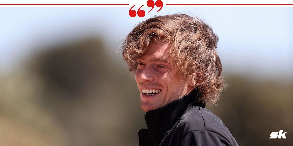 Andrey Rublev reflected on his year in a recent Eurosport interview.