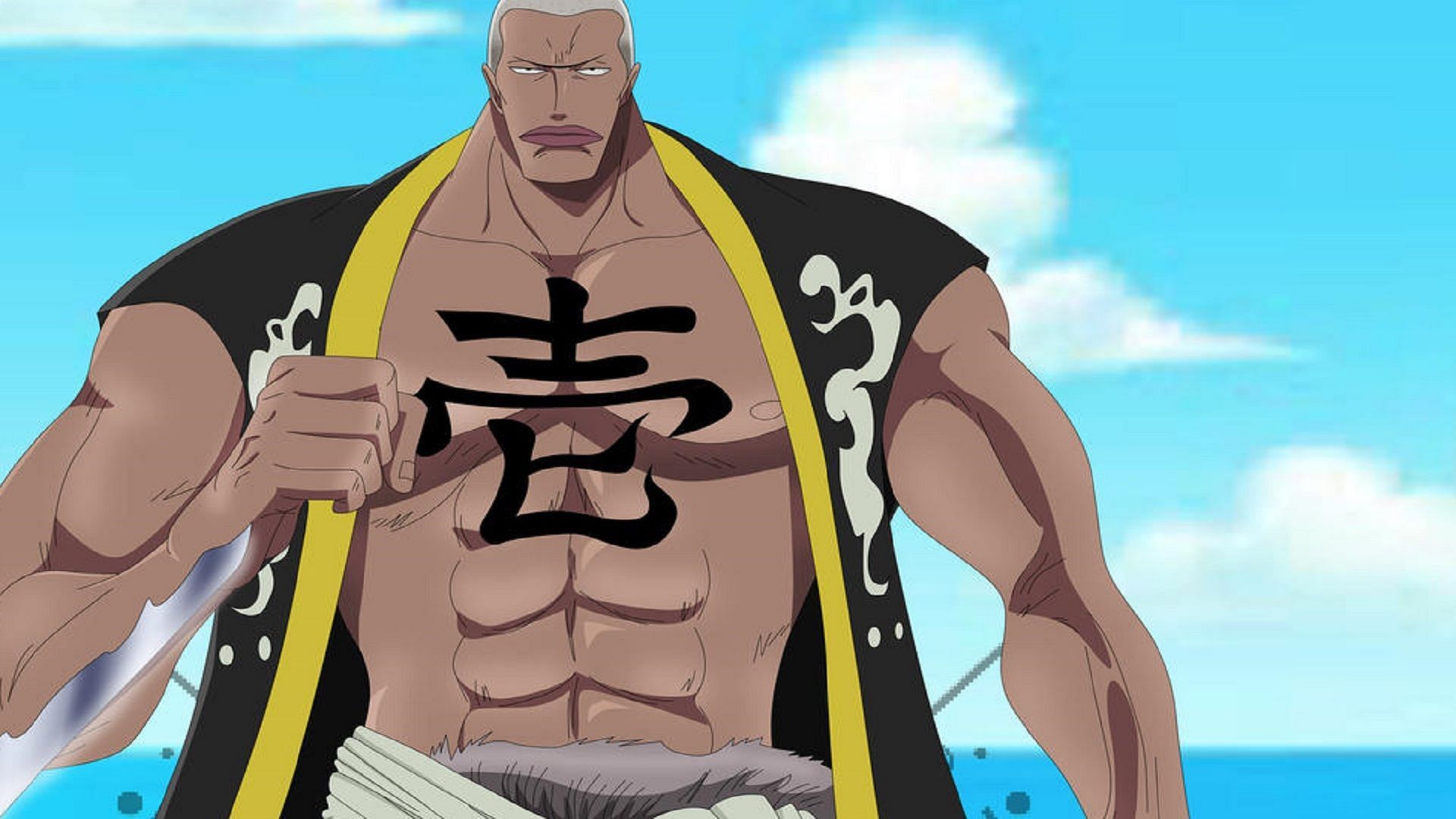 Daz Bonez as Mr 1 in the Alabasta Arc (Image via Toei Animation, One Piece)