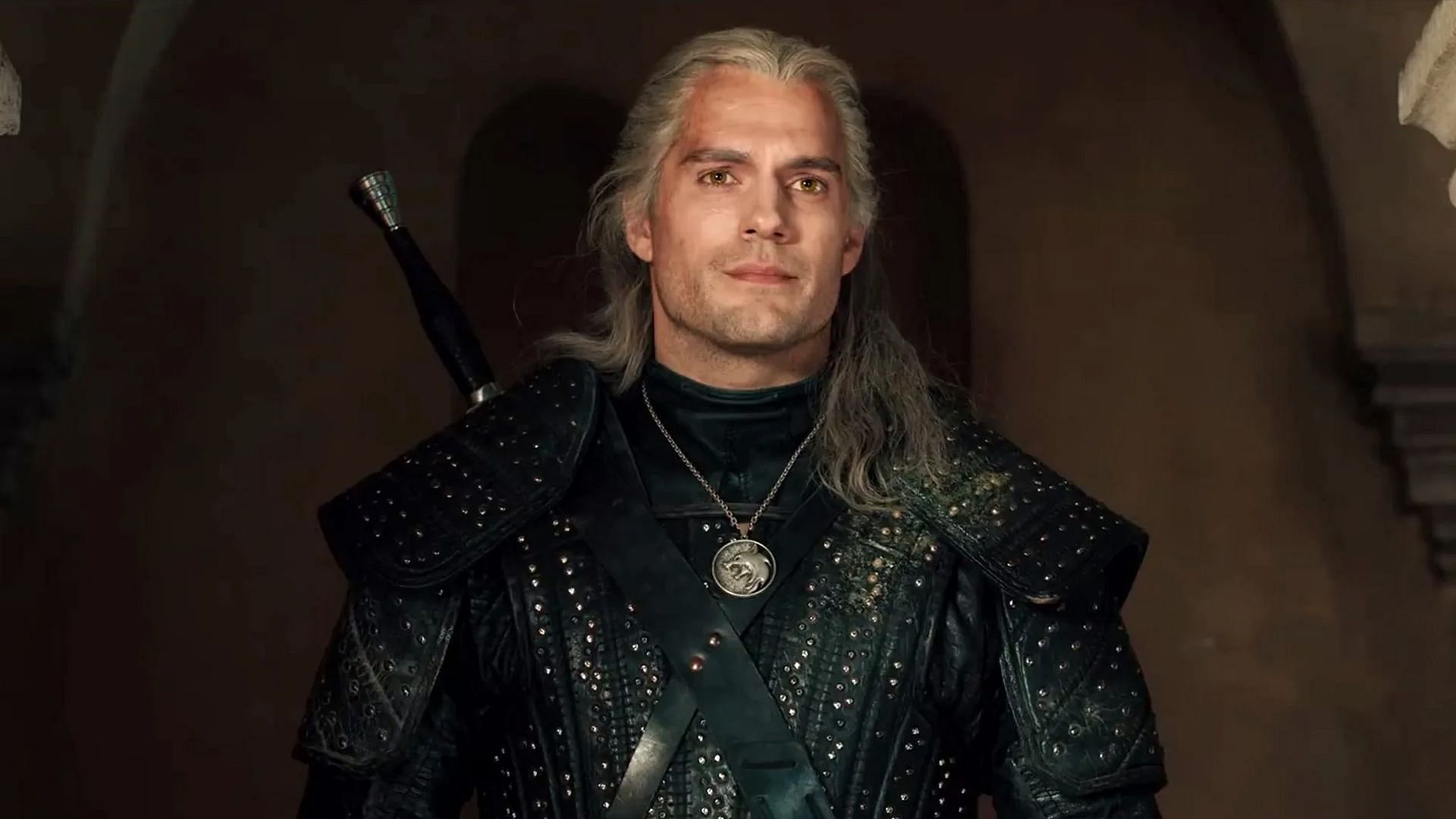 Henry Cavill as Geralt of Rivia in The Witcher (Image via Netflix)