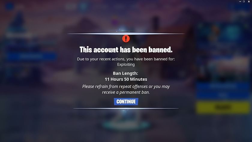 i got banned with  reason : using exploit  [read more]