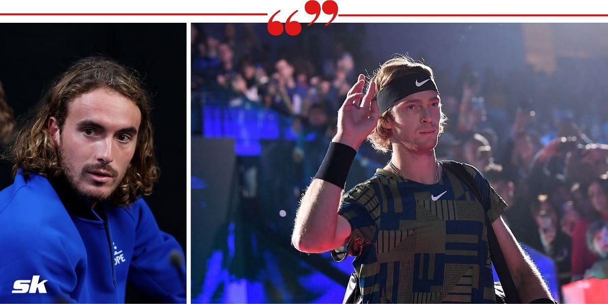  Stefanos Tsitsipas recently addressed his ATP Finals remarks on Andrey Rublev