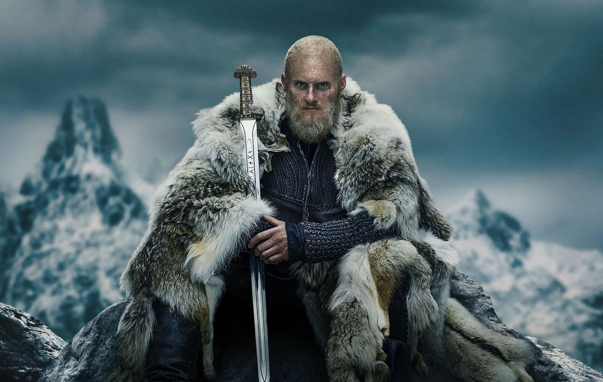 Alexander Ludwig in Vikings (Image via Amazon Prime Videos)