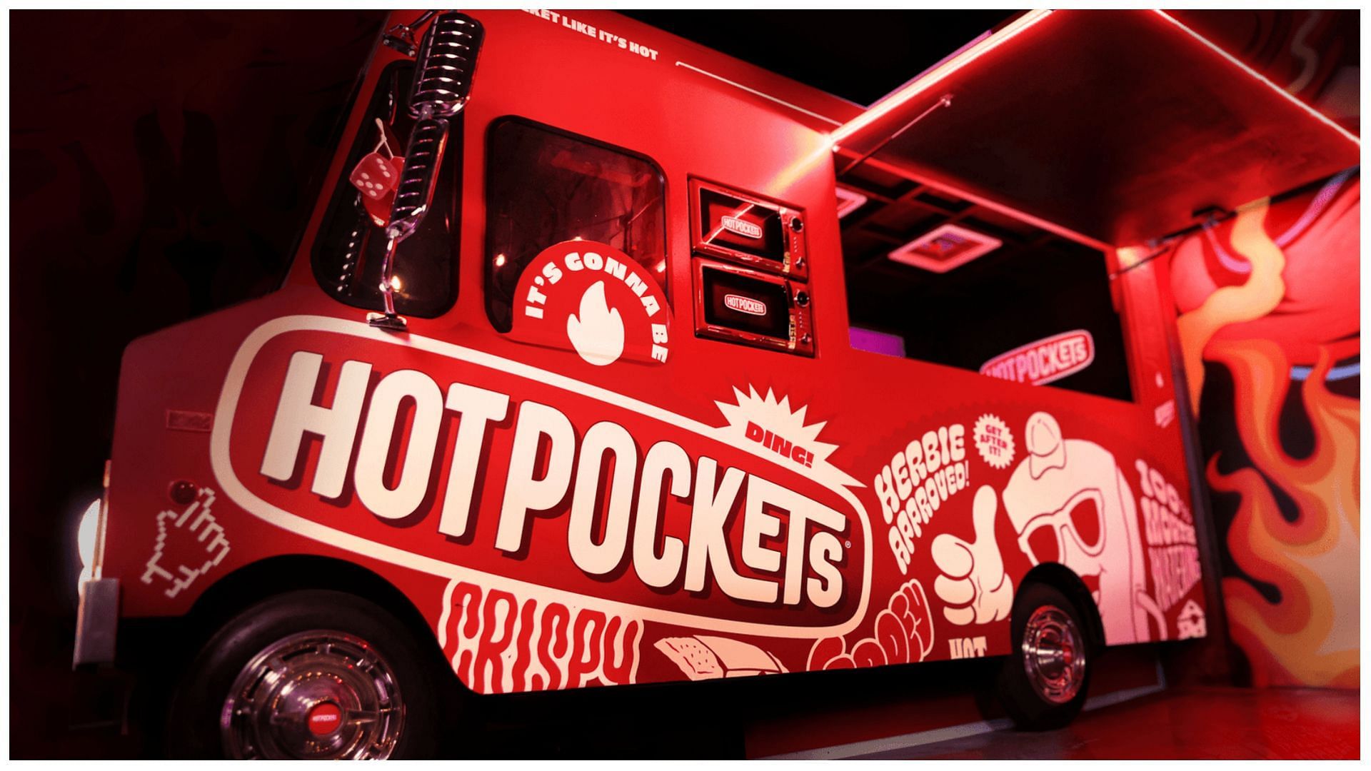 a Hot Pockets truck in the United States (Image via Interact Brands/Hot Pockets)