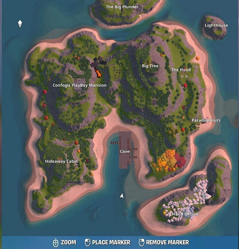 mini battle royale fortnite map