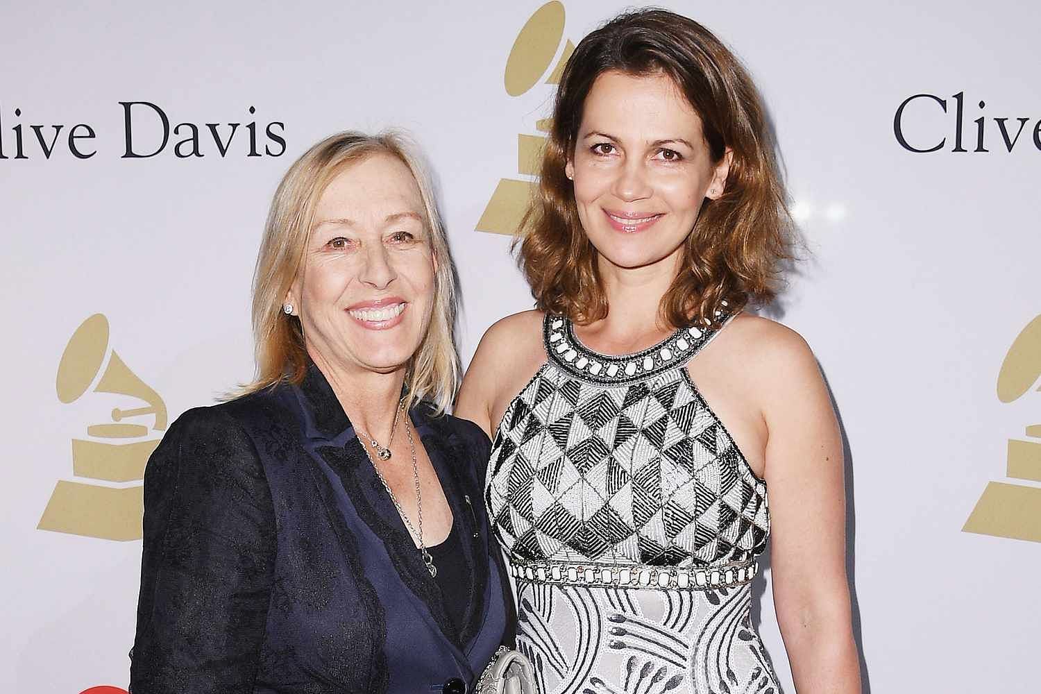 Martina Navratilova and Julia Lemigova