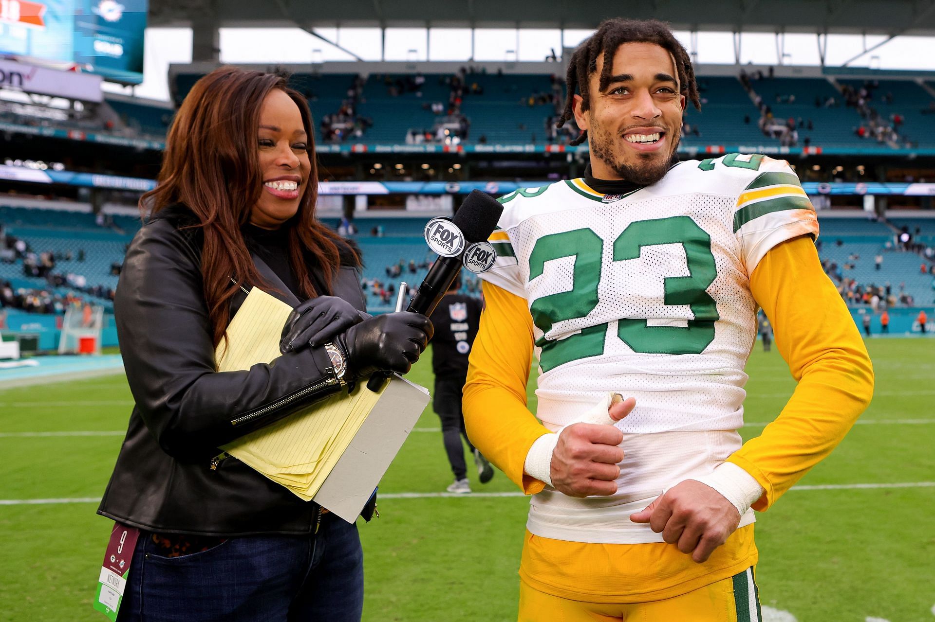 Jaire Alexander: Green Bay Packers v Miami Dolphins