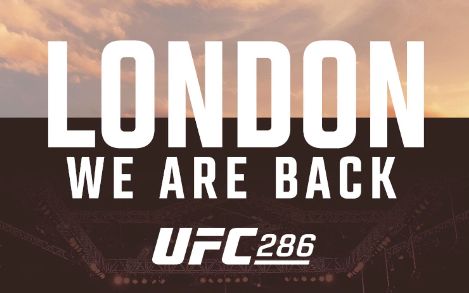 UFC UFC 286 fight card Everything we know about the London payper