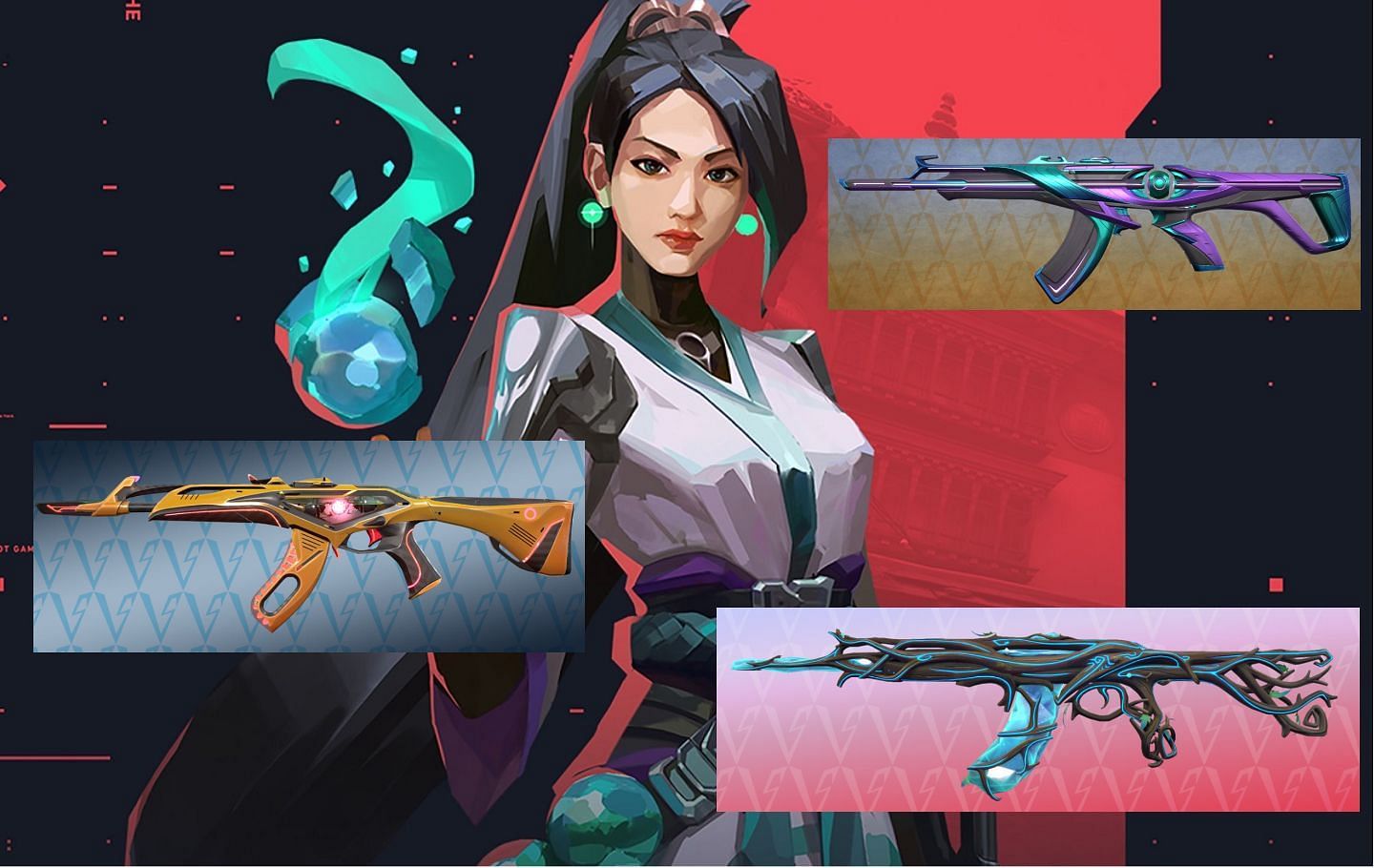 Here are the five best Vandal skins in Valorant that were launched in 2022 (Image via Valorant Strikers/Riot Games)