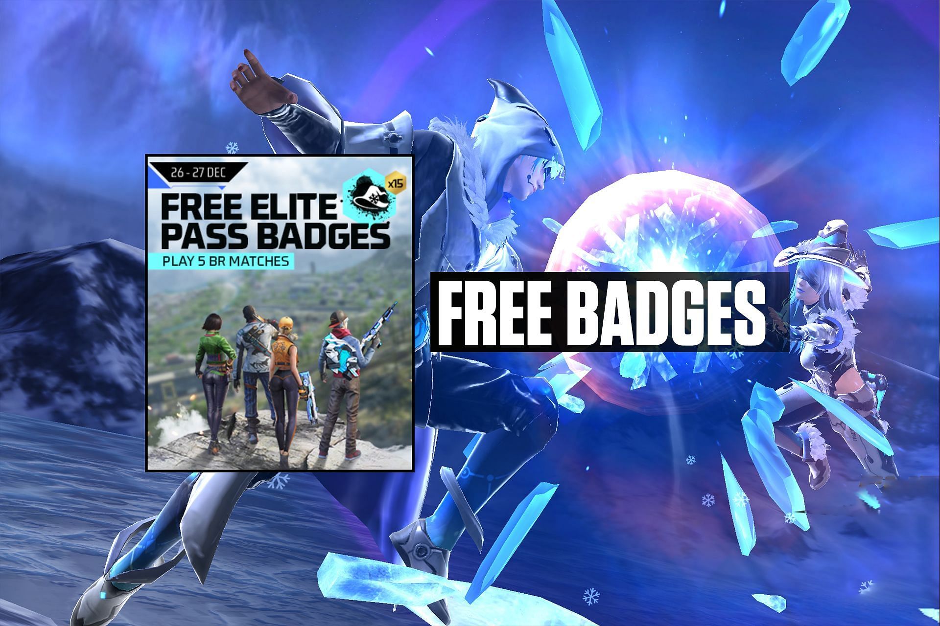 New event offers free EP Badges (Image via Garena)