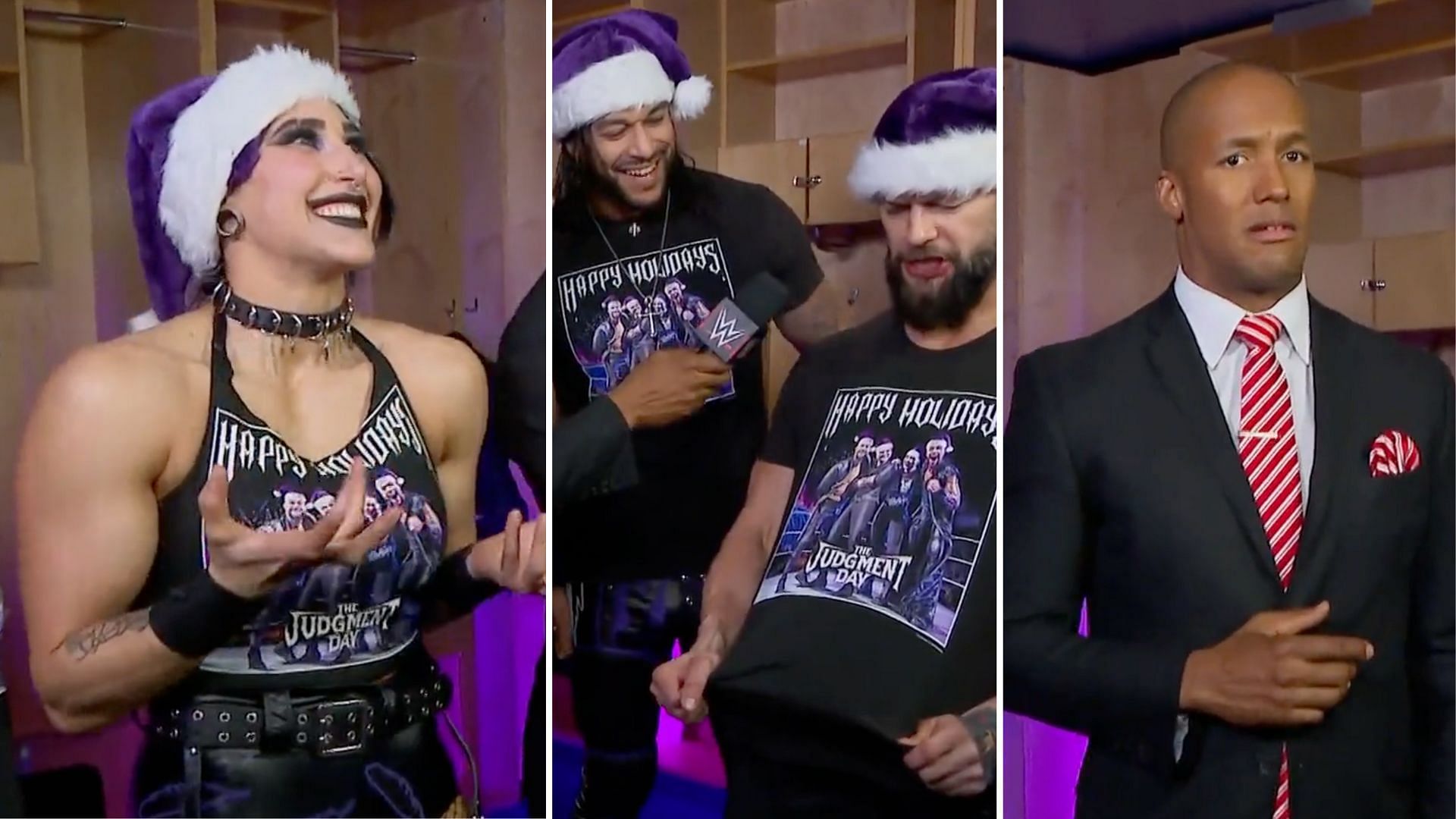 Rhea Ripley and Judgment Day appeared on RAW Talk this week