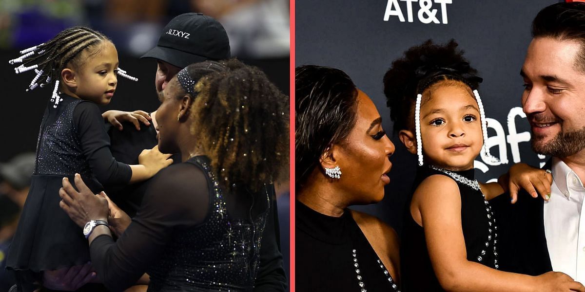 Serena Williams & Husband Alexis Kiss Daughter Olympia In Sweet Photos –  Hollywood Life