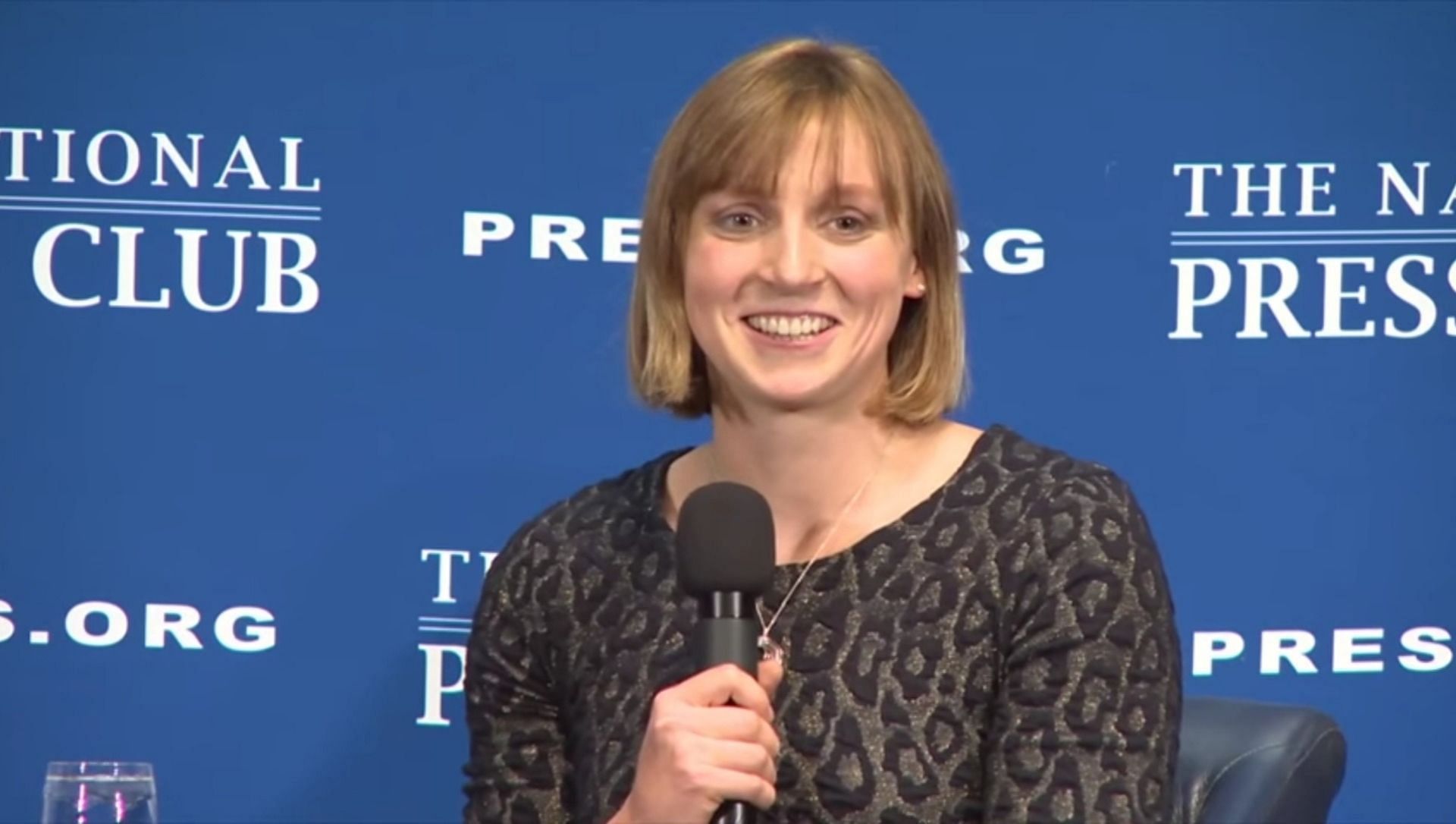 Katie Ledecky (Image via National Press Club Live/YouTube)