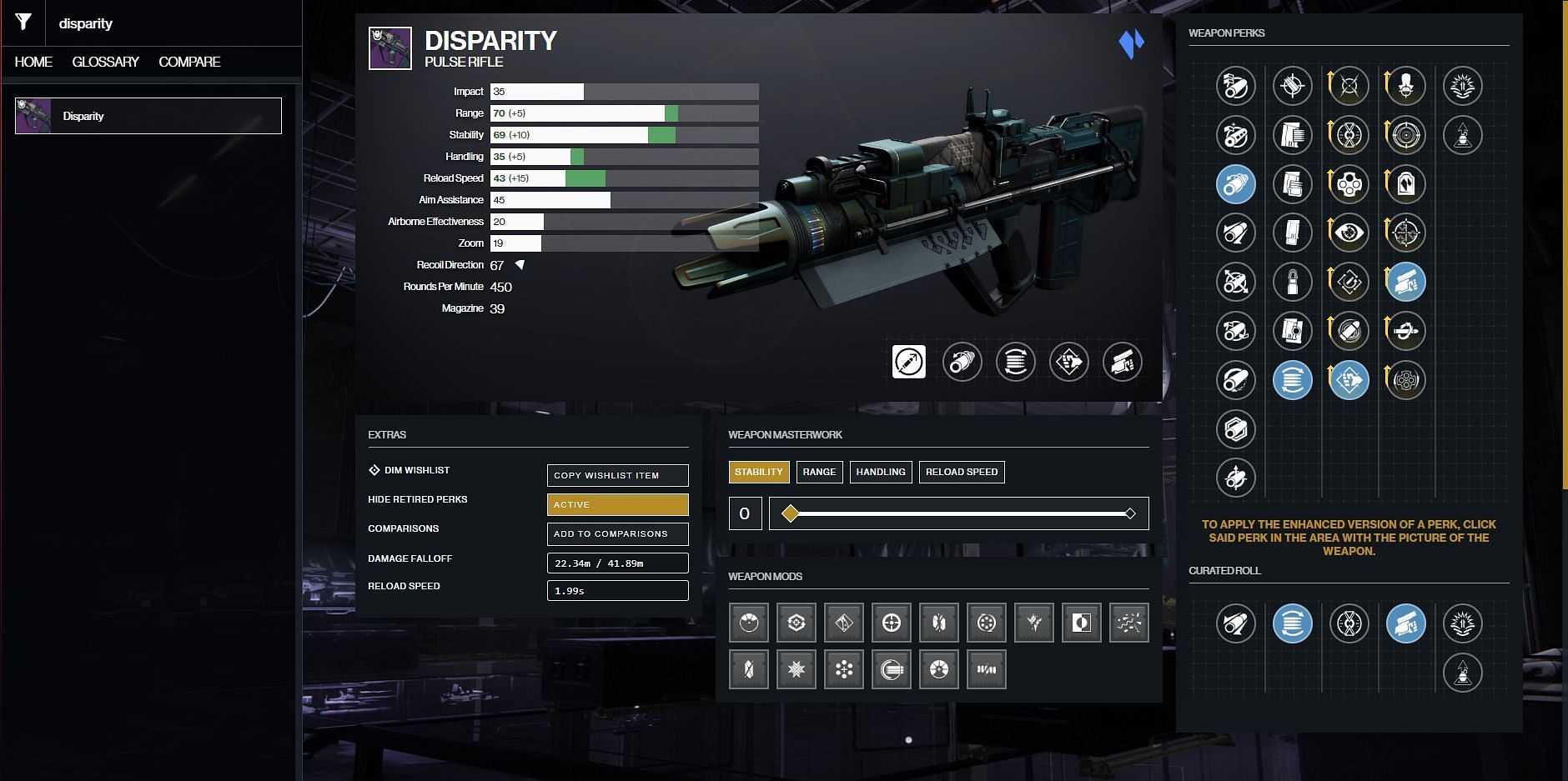 Destiny 2 God Roll Guide: Disparity For PvP And PvE