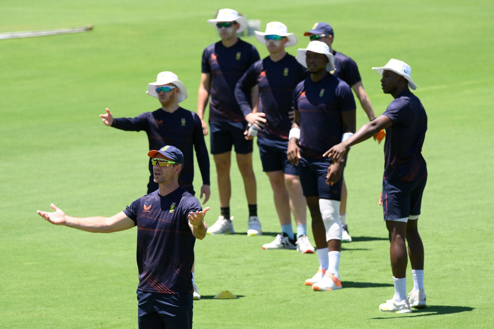 South Africa Test Team Training Session
