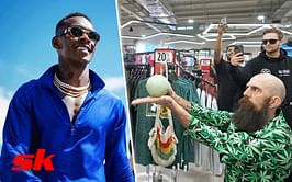 WATCH: Israel Adesanya receives thoughtful gift from fan that "heals the seven chakras"