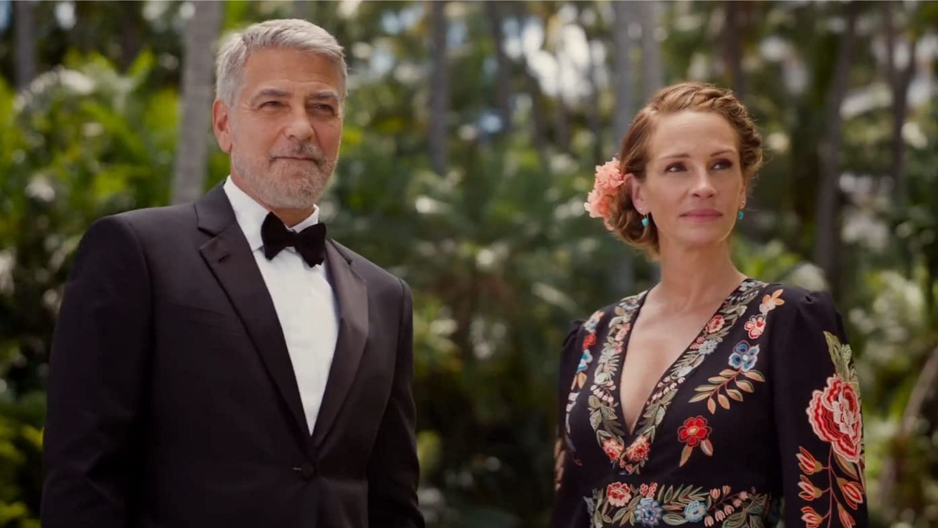 George Clooney and Julia Roberts in still from Ticket to Paradise (Image via IMDB)