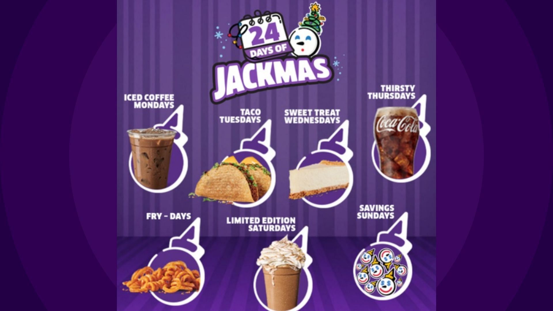 Promotional image for 24 Days of Jackmas (Image via Jack in the Box)