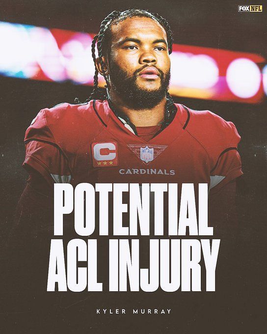 Cardinals QB Kyler Murray out for season with torn ACL