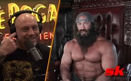 Joe Rogan at his sarcastic best while breaking into laughter watching Liver King's steroids apology - "He did it for the hurting people!"
