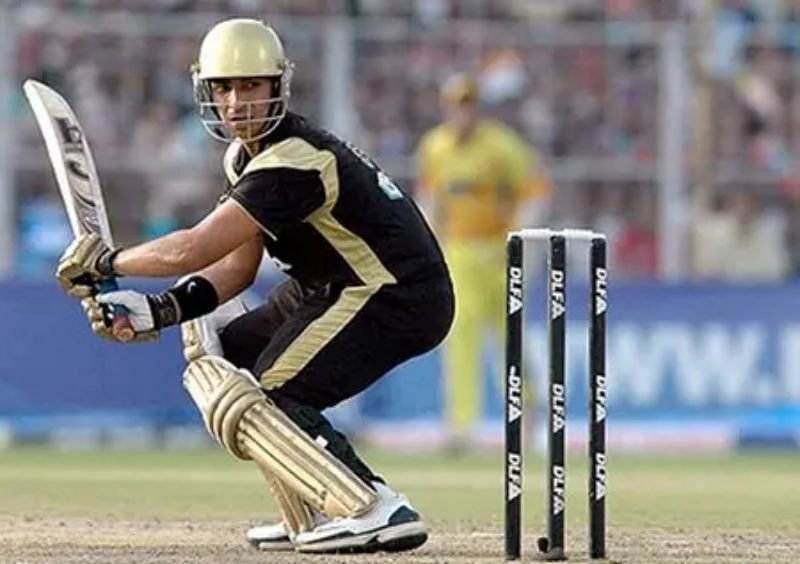 Salman Butt batting for KKR. Pic: BCCI