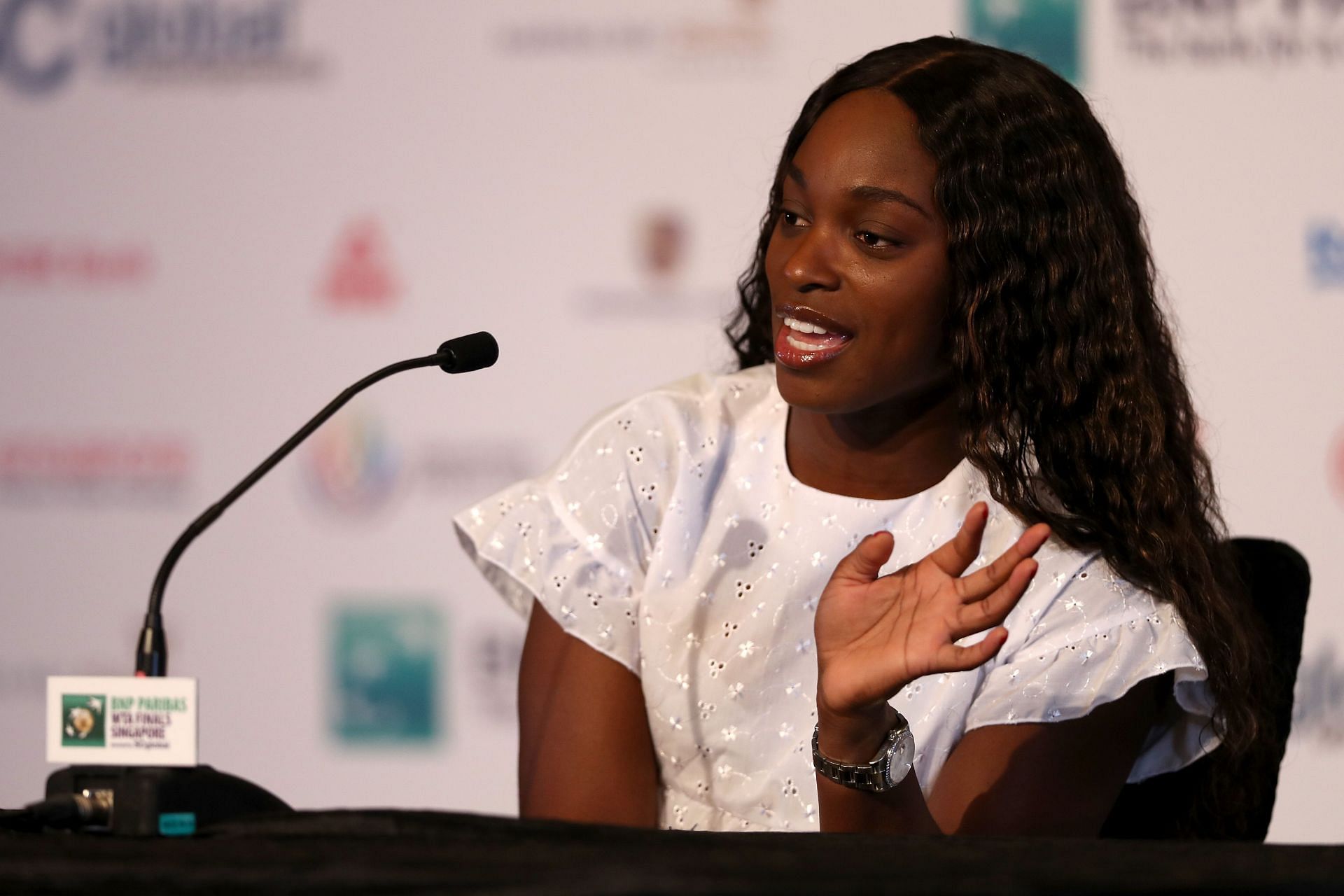 Sloane Stephens at the 2018 WTA Finals