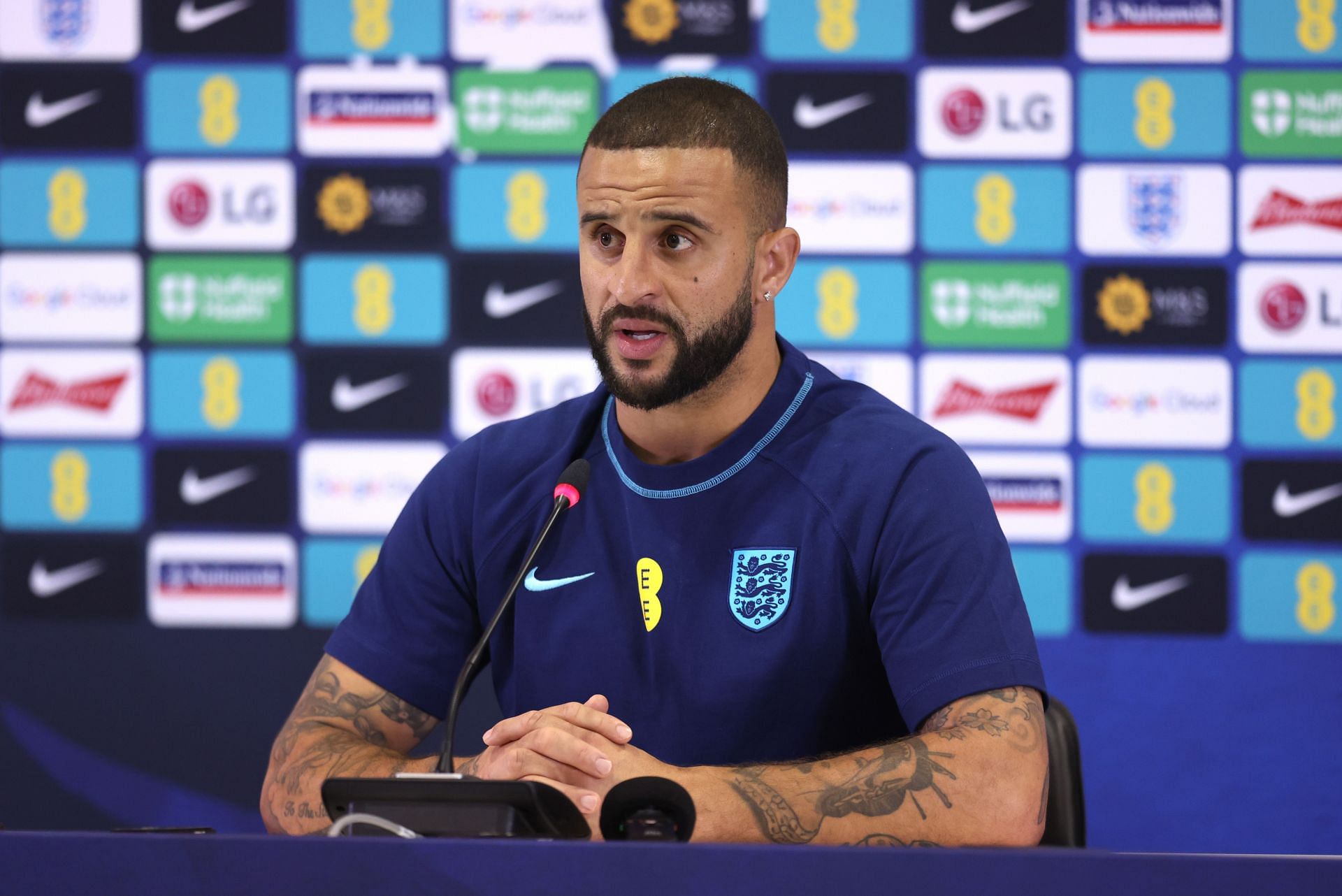 England Training and Press Conference - FIFA World Cup Qatar 2022: Kyle Walker