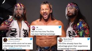 "Been awhile since we’ve seen a backstage brawl" - Twitter reacts to mayhem during The Elite's match on AEW Dynamite