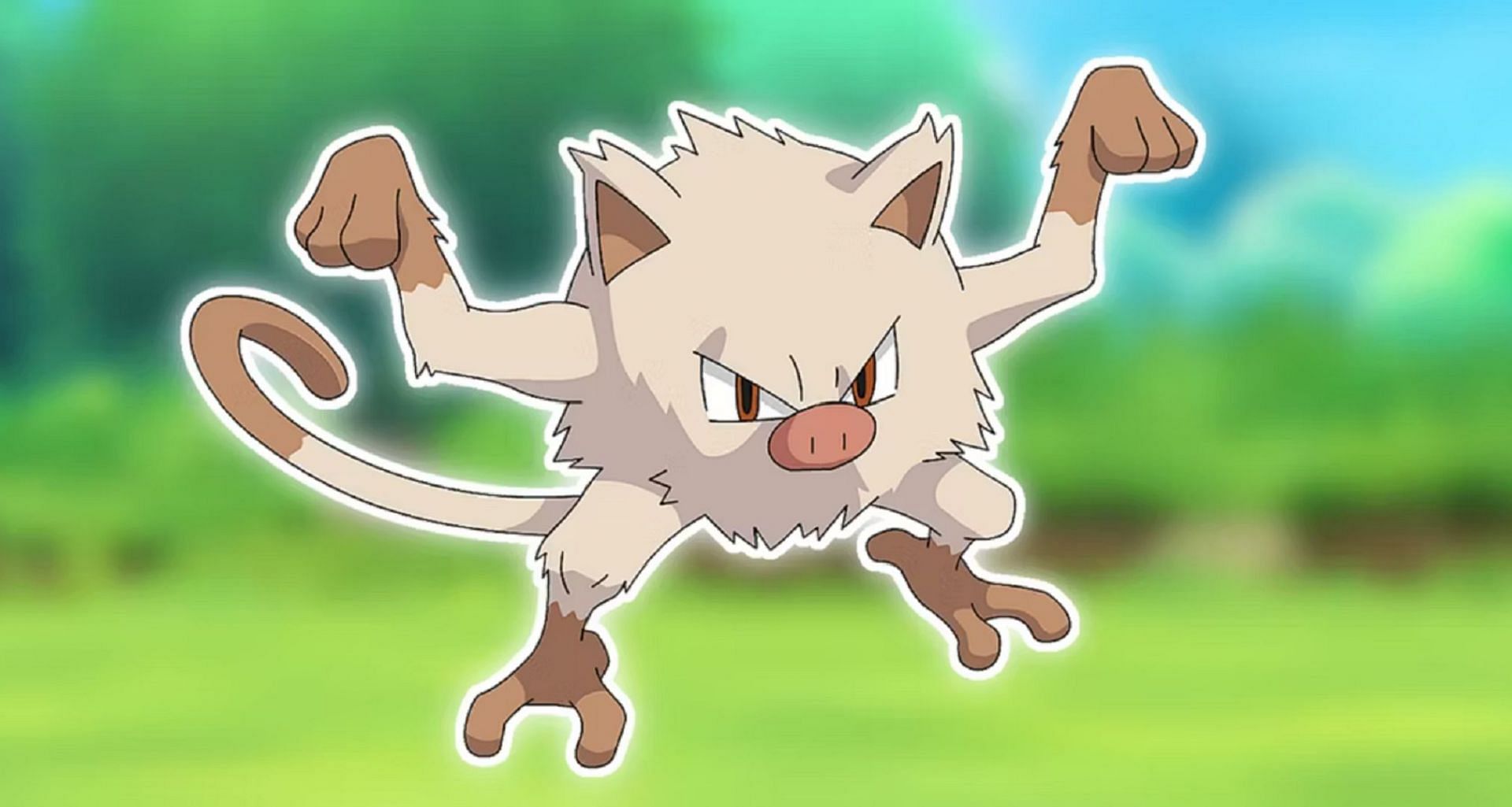 Mankey has been in Pokemon GO since its launch date (Image via Niantic)