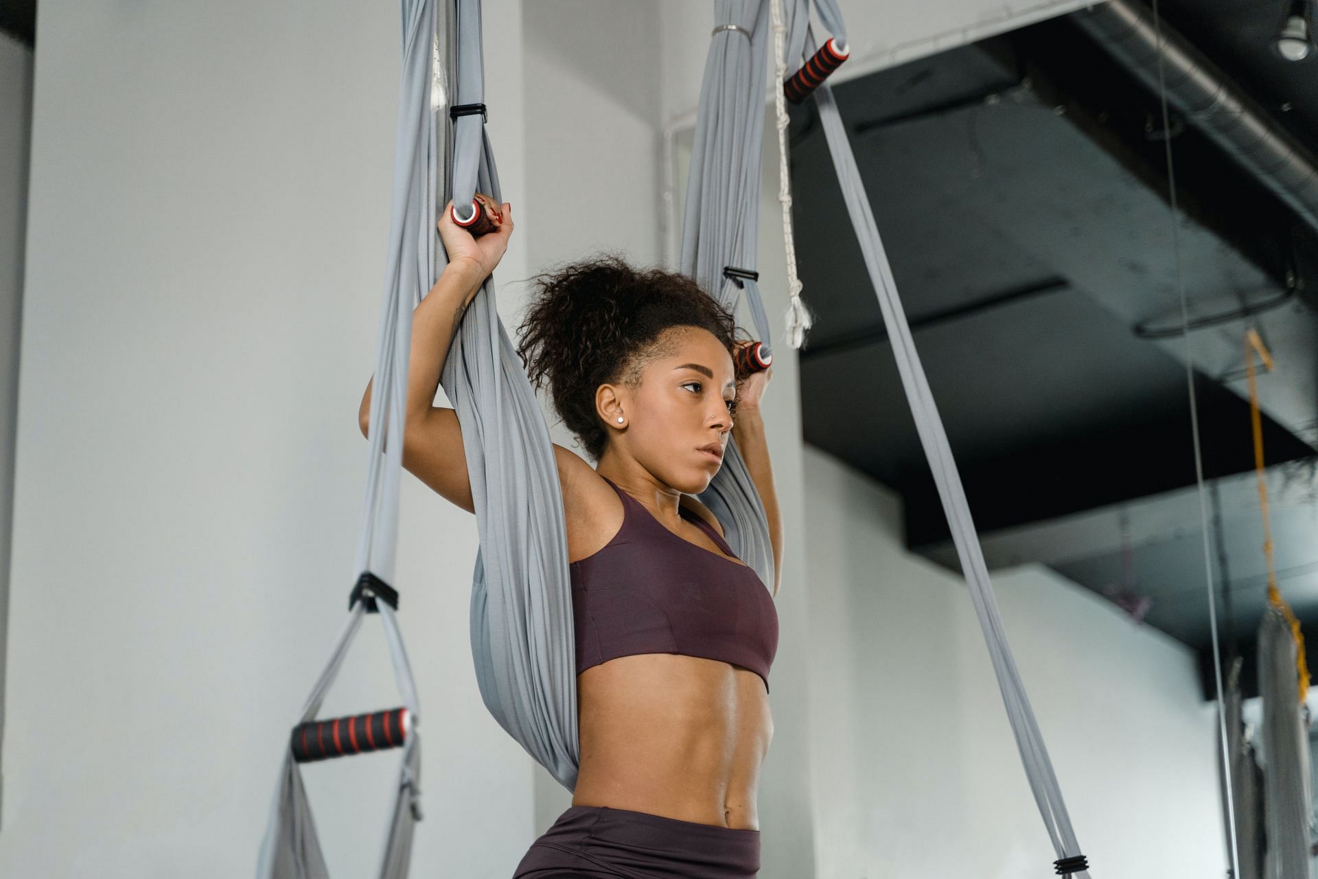 YogaTrapeze Pose of the Week 🧘 ​ Traction Jackson is the main inversion  pose on the Yoga Trapeze and people with spinal conditions benefit from  this