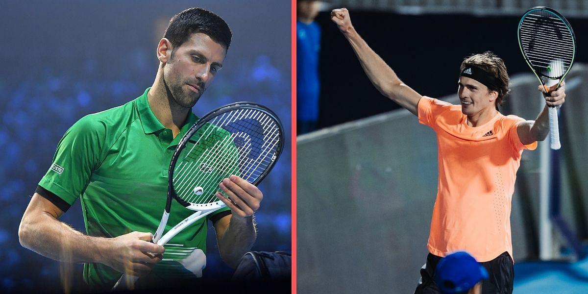 Alexander Zverev beat Novak Djokovic at the World Tennis League in Dubai