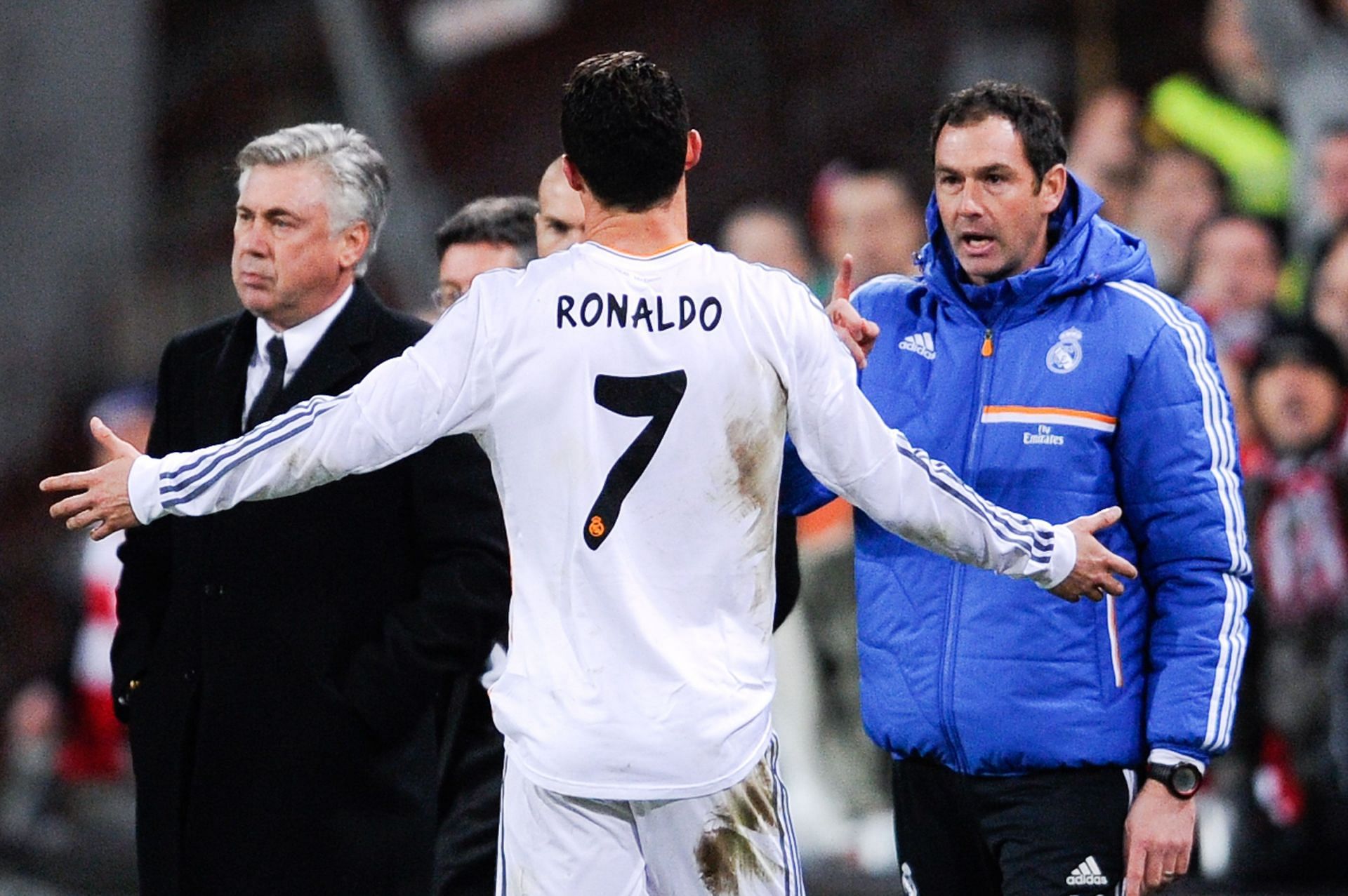 Carlo Ancelotti has previously coached Cristiano Ronaldo at Real Madrid.