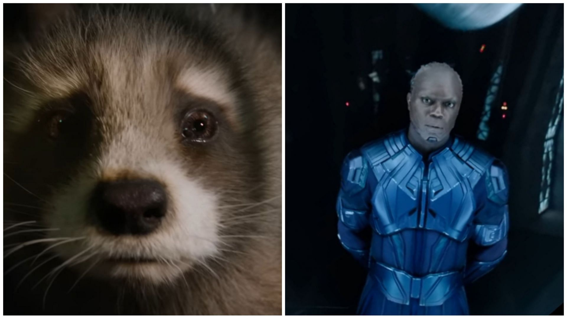 Rocket and the High Evolutionary in Guardians of the Galaxy Vol. 3 (Images via Marvel Studios)