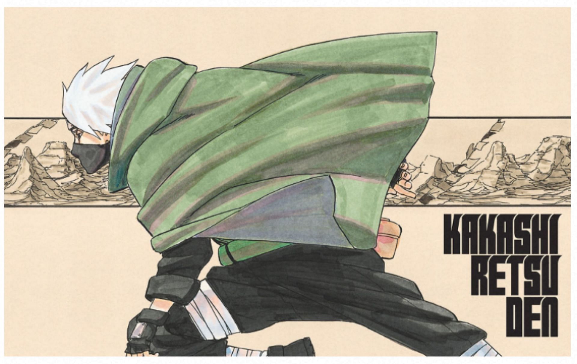 Kakashi Retsuden cover (Image via Masashi Kishimoto/Shueisha)