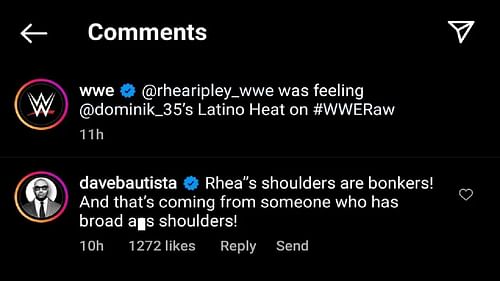 The Animal reacts to Rhea Ripley's incredible physique