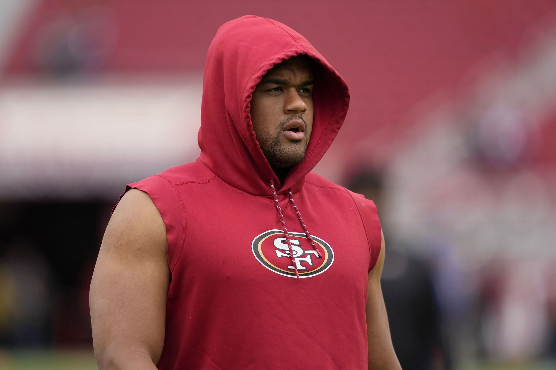 49ers 2024 sleeveless hoodie