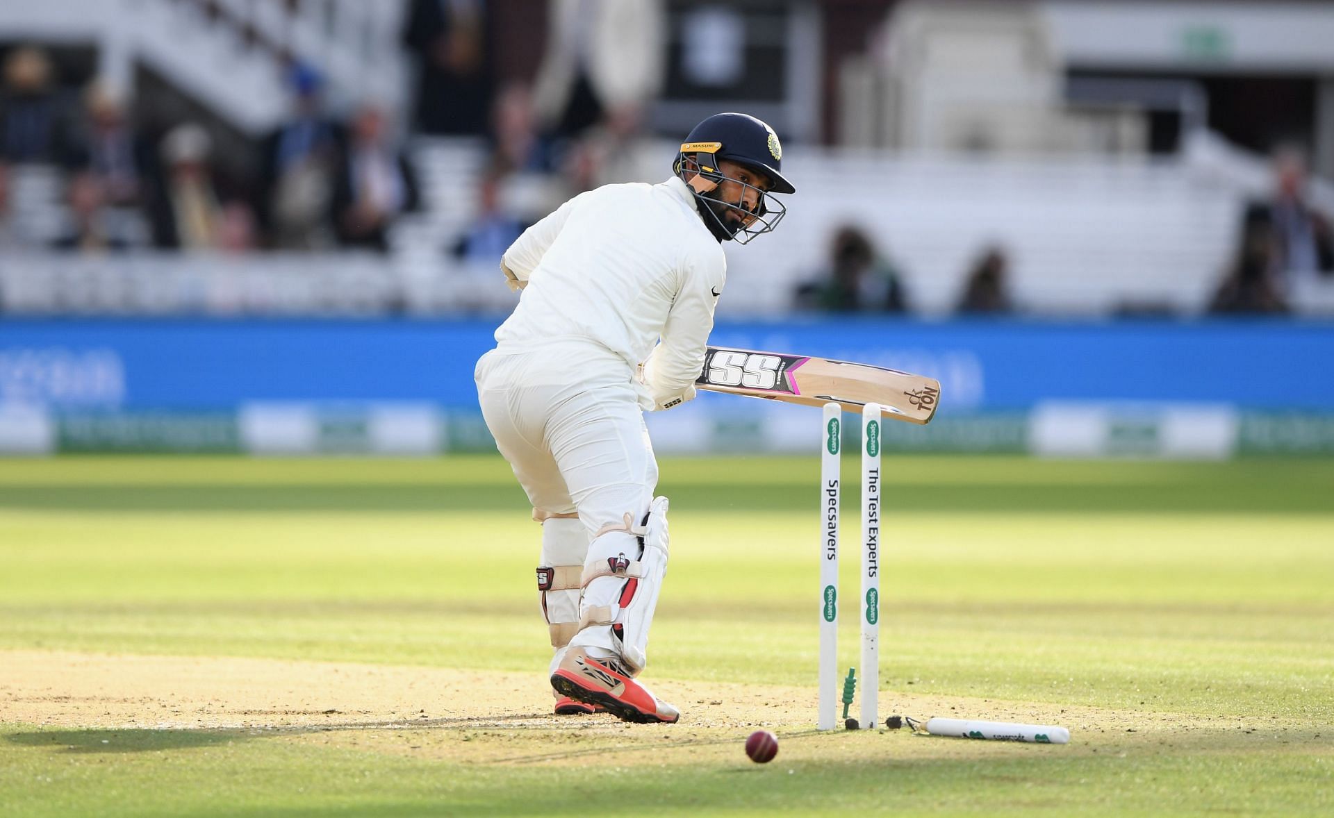 Dinesh Karthik is bowled during the Lord&#039;s Test in 2018. Pic: Getty Images
