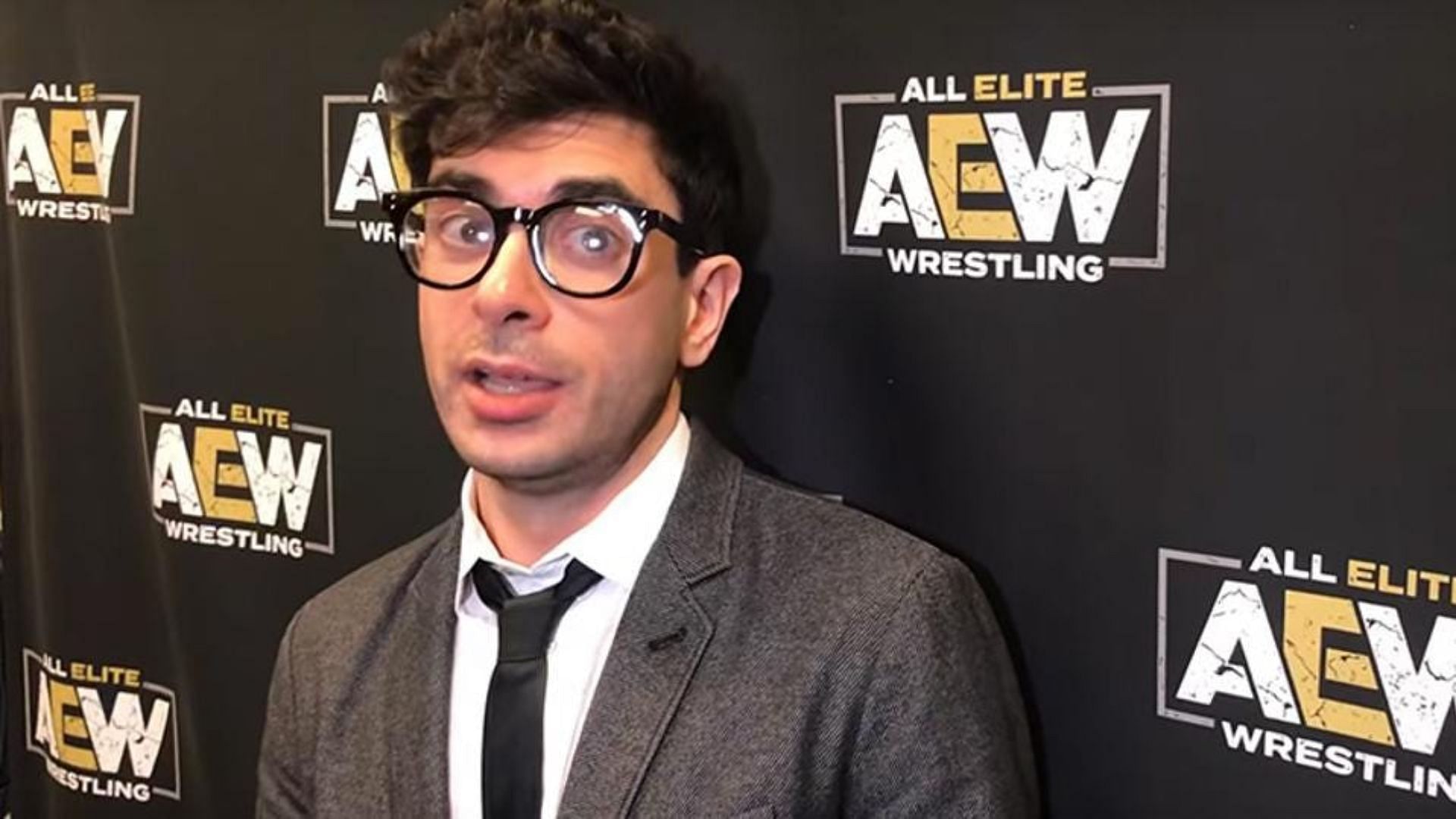 Tony Khan, during a press conference.