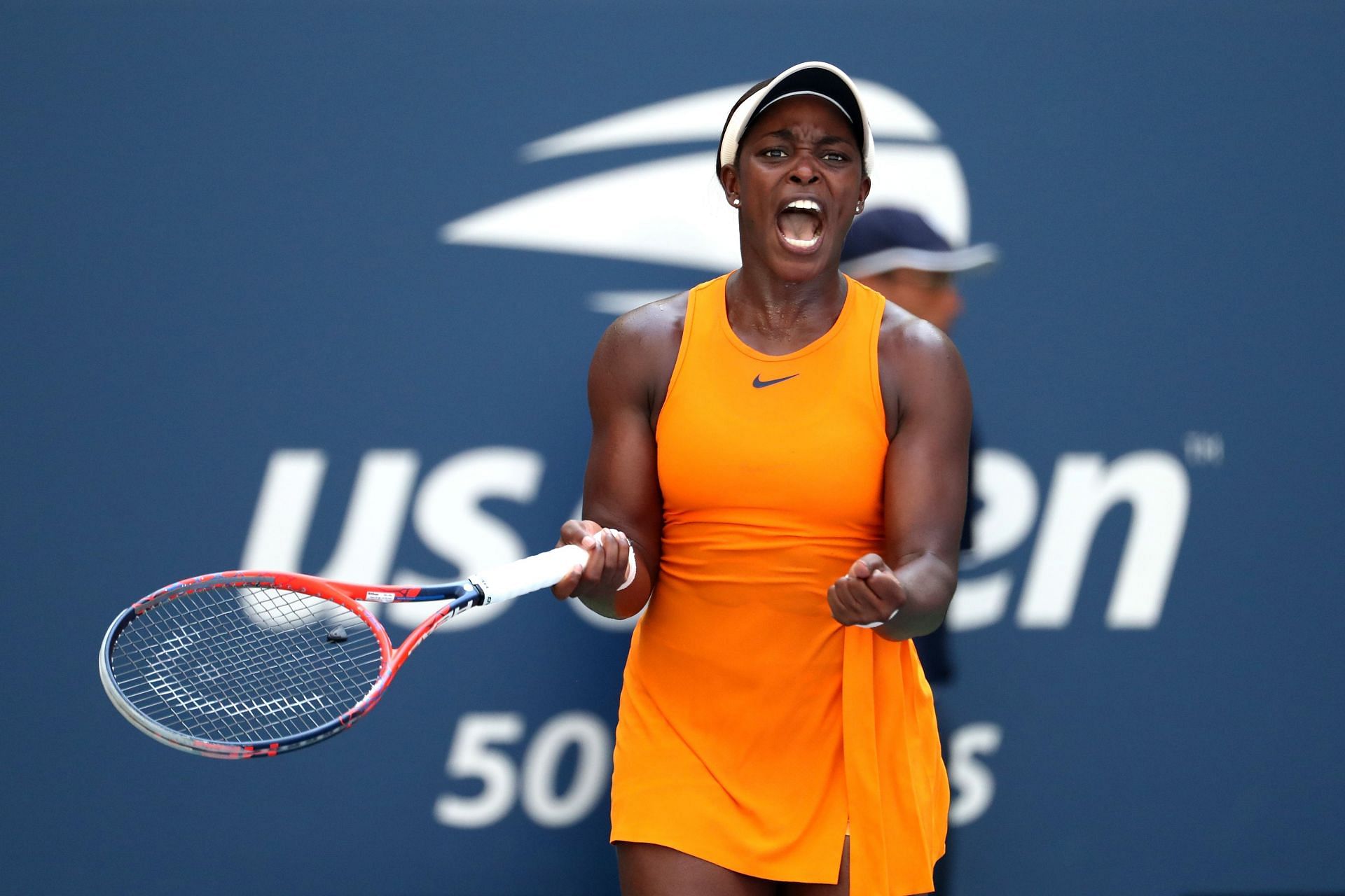 Sloane Stephens pictured during the 2018 US Open