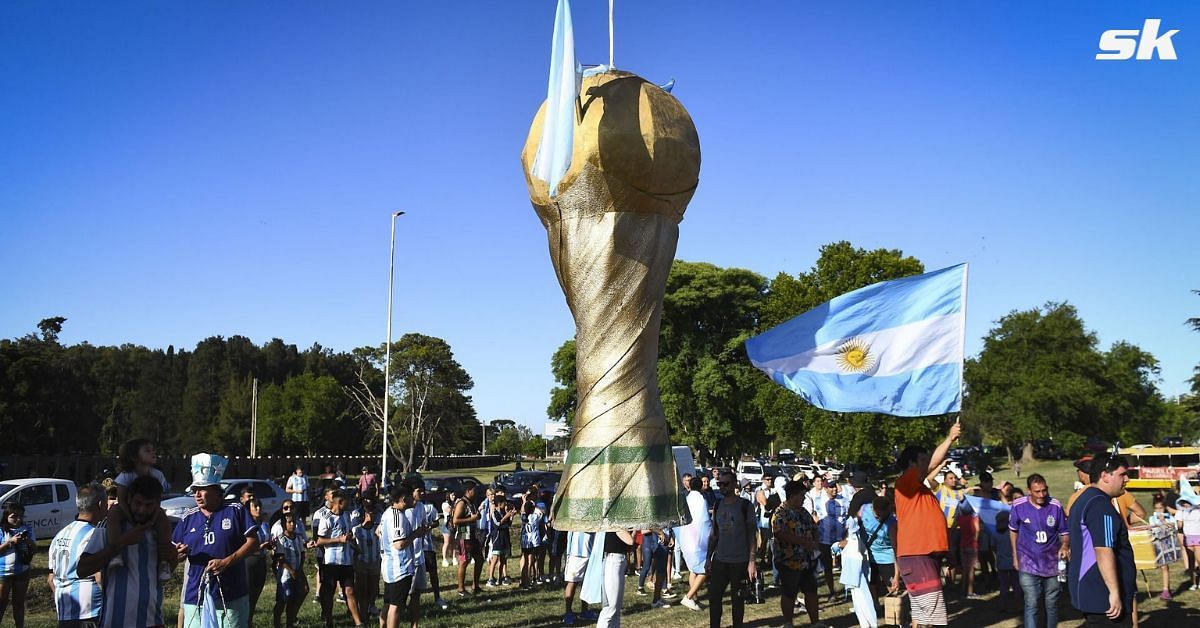 Fans gear up to welcome Lionel Messi and his Argentina teammates after 2022 FIFA World Cup win.