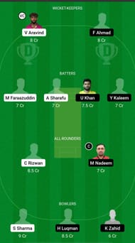 EMB vs SHA Dream11 Prediction - Emirates D20
