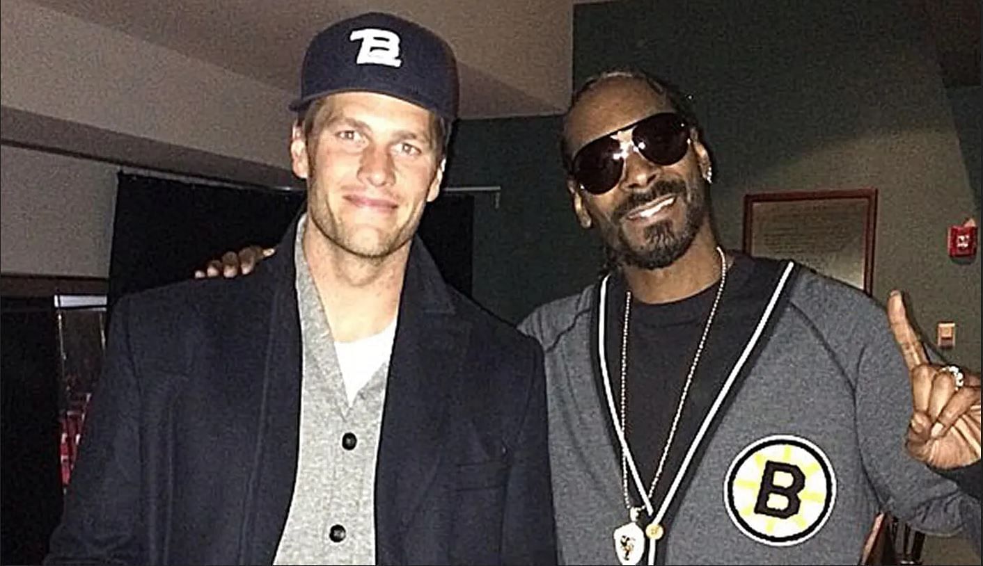 NFL quaterback Tom Brady and rapper Snoop Dogg | Instagram