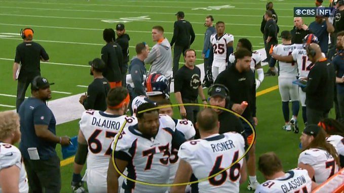 Broncos and Rams players throw punches post-game in ugly altercation