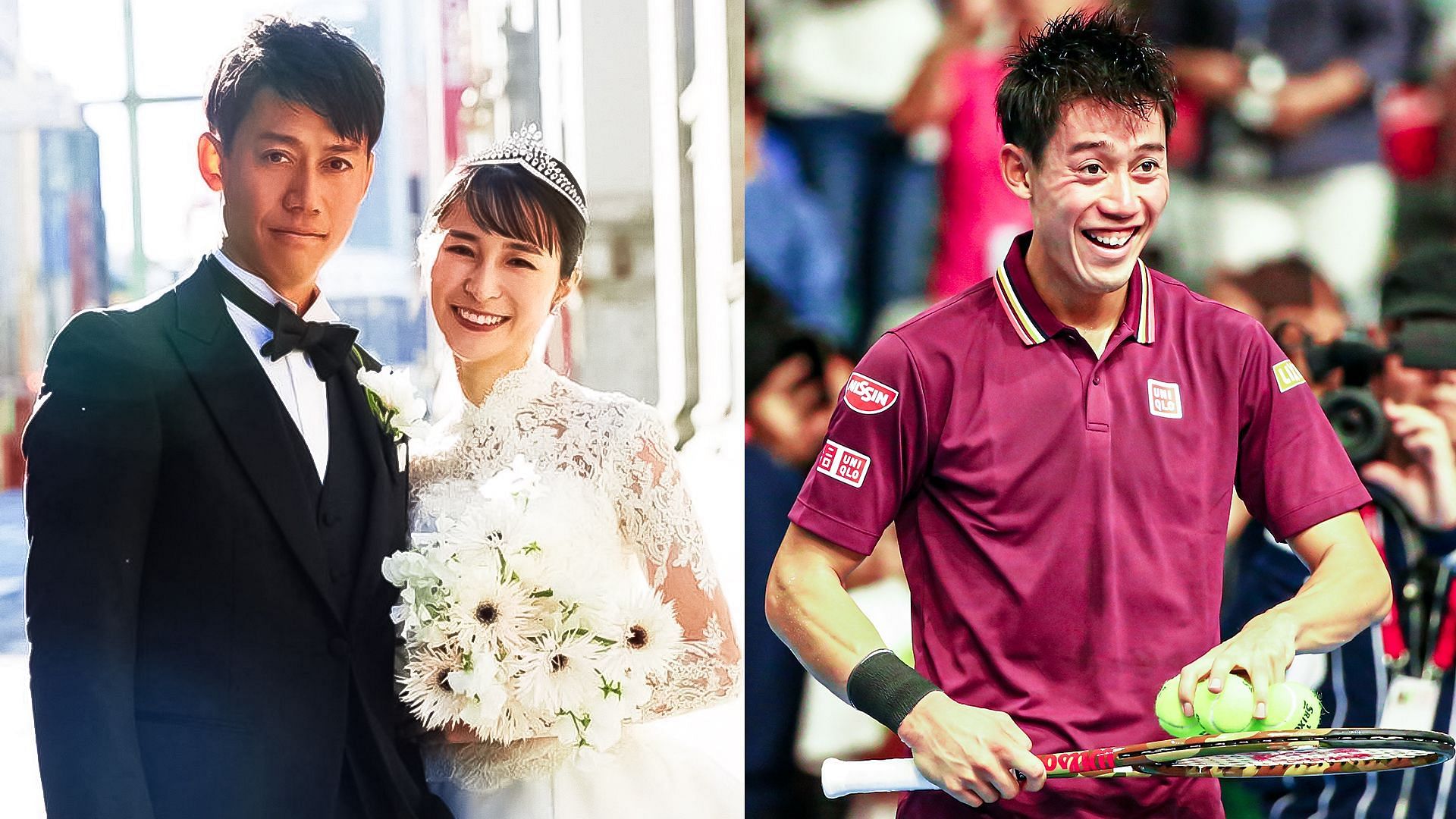 Kei Nishikori has been married to Mai for two years.