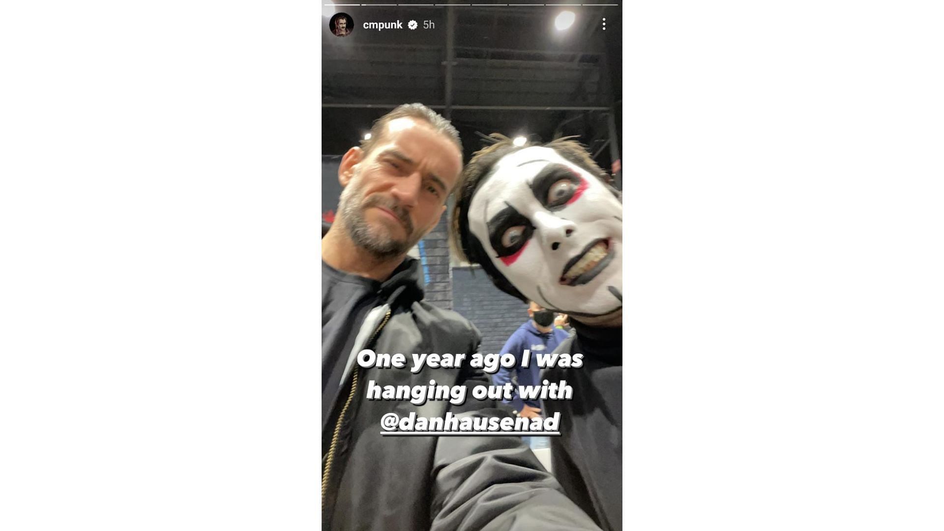 CM Punk hangs out with the &#039;Very Nice&#039; Danhausen