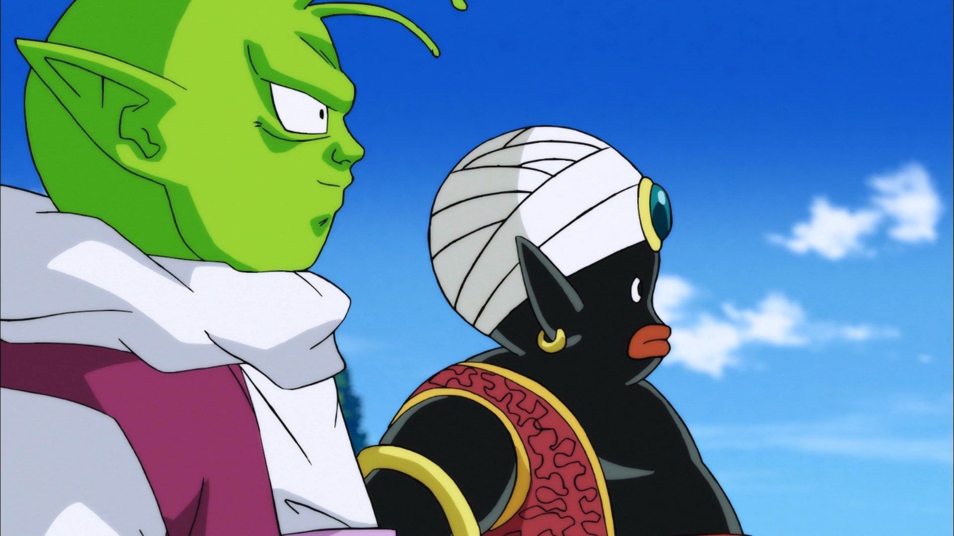 Dende (left) and Mr. Popo (Image via Toei Animation)