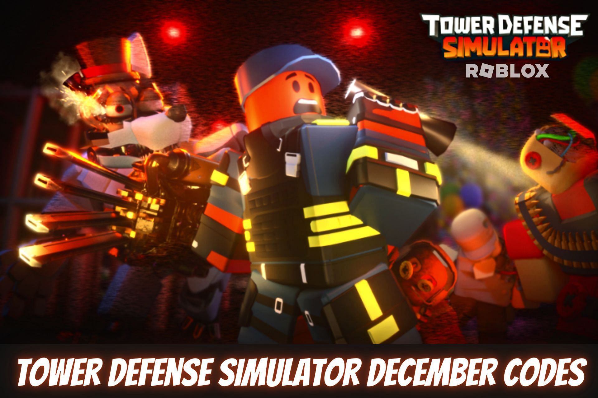ALL WORKING CODES FOR TOWER DEFENSE SIMULATOR IN DECEMBER 2022