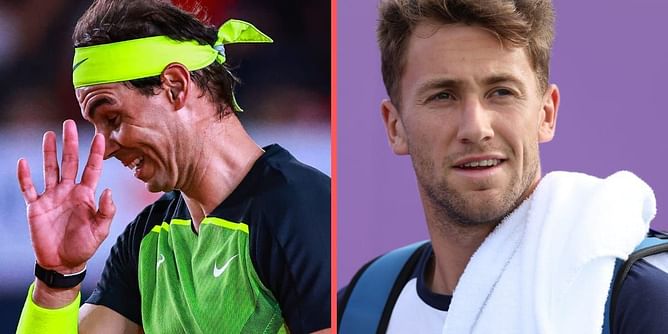 "No way" - Rafael Nadal pulls Casper Ruud's legs after Norwegian breaks Federer and Nadal's 18-year monopoly on Sportsmanship Award