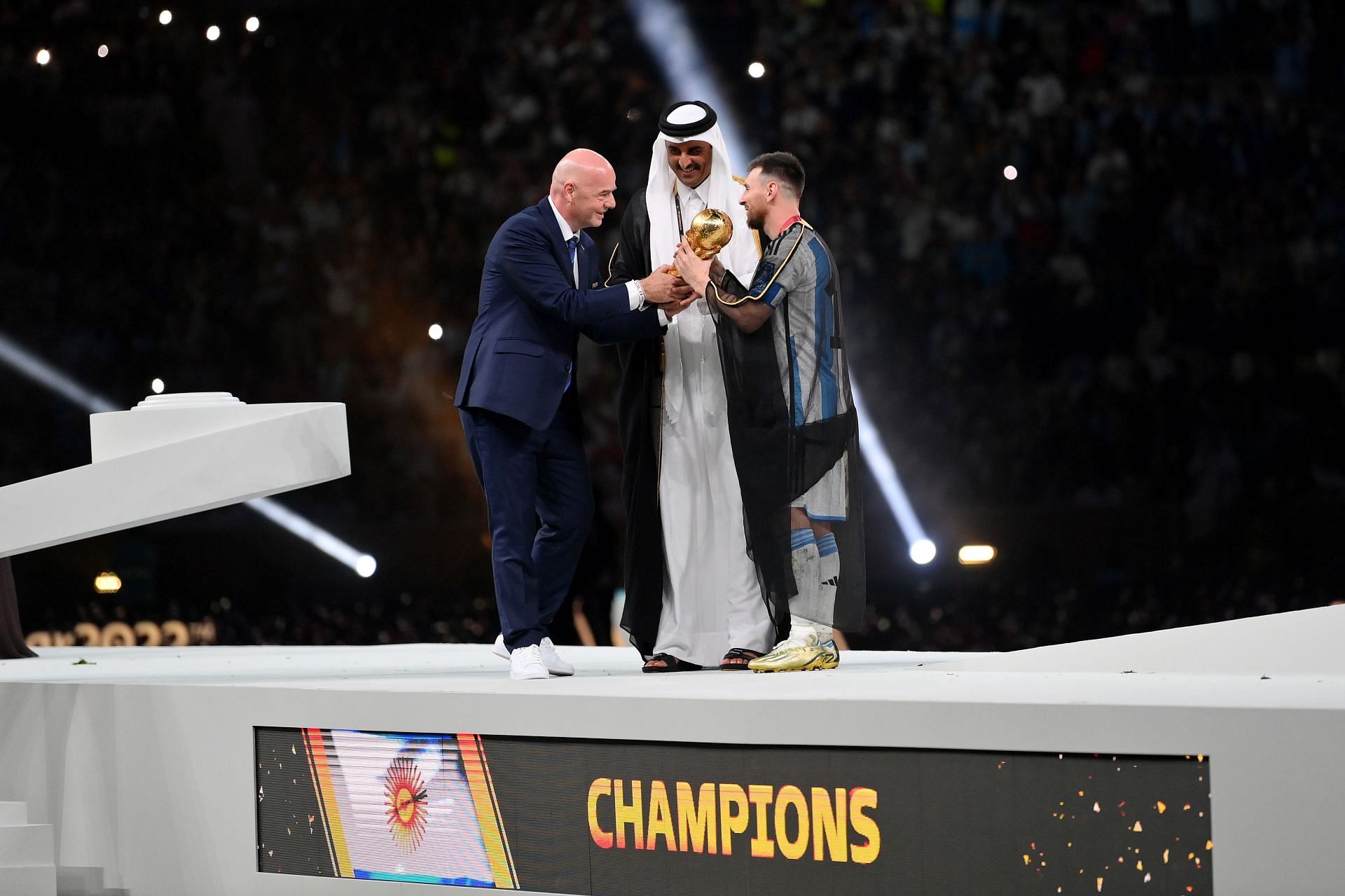 World Cup Final Awards Ceremony 2022 through Photos